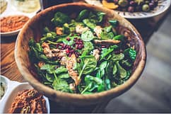 spinach meal preparation